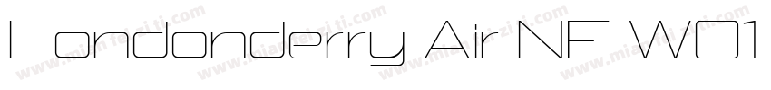 Londonderry Air NF W01 Bold字体转换